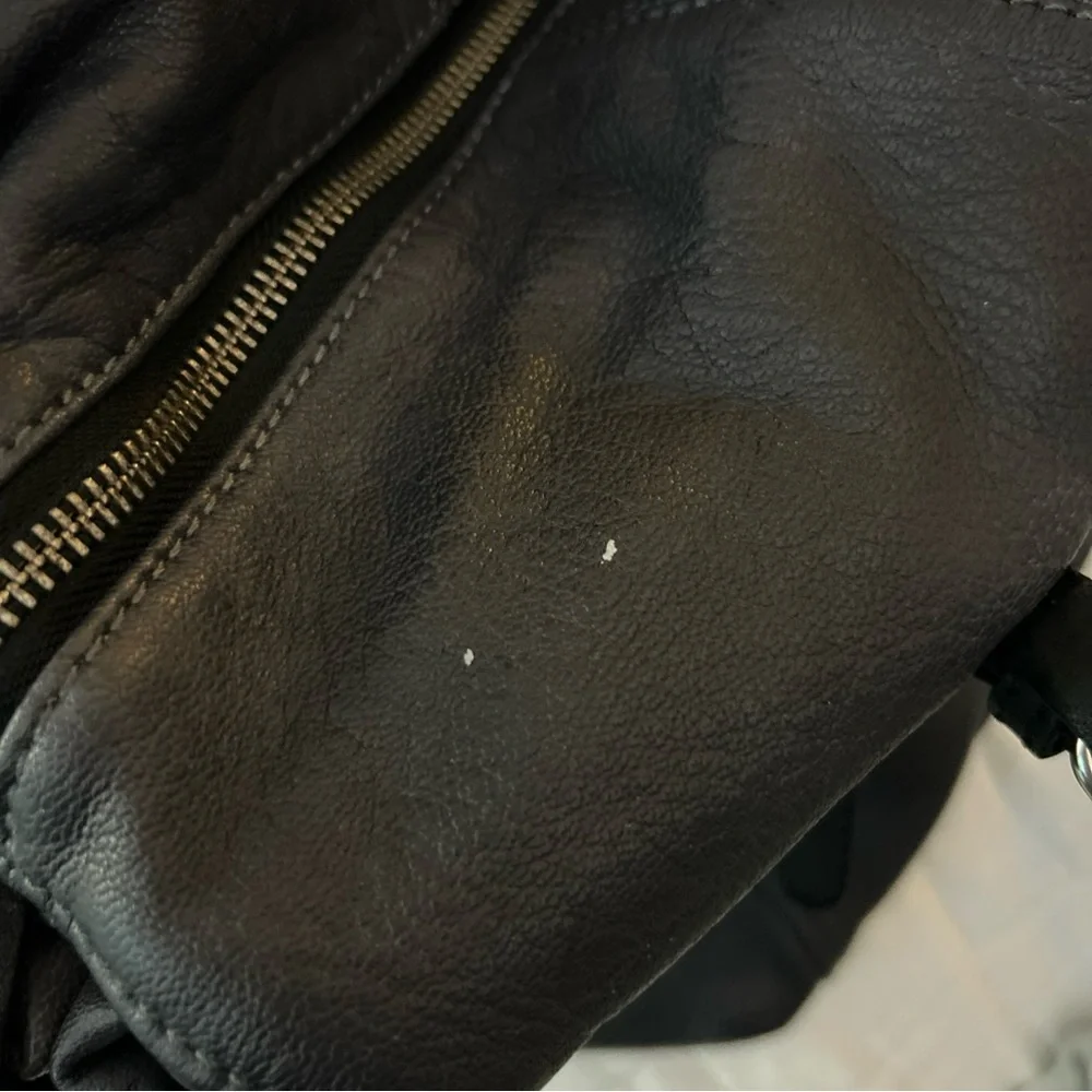 $348 NWT Liebeskind Doba Leather Shoulder Bag Tote - Picture 10 of 11